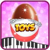 Piano Chocolate Piano Eggs : Surprise Pink egg