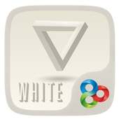 White GO Launcher Theme
