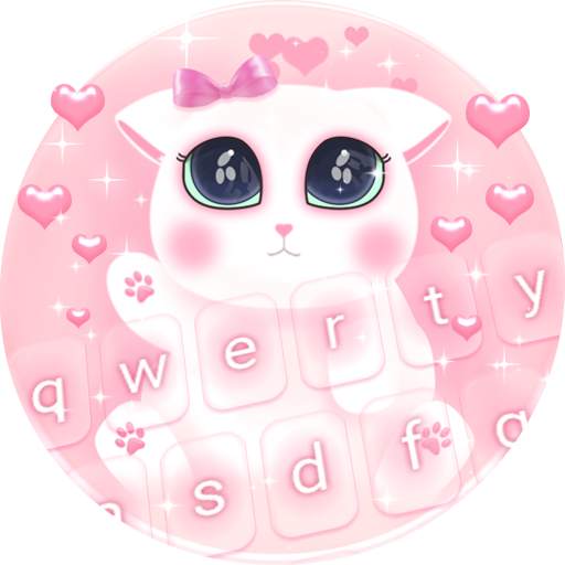 Kitty Love Live Wallpaper & Animated Keyboard