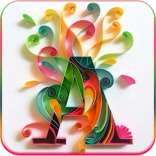 Letter Wallpaper - Stylish Alphabets and Neon pic