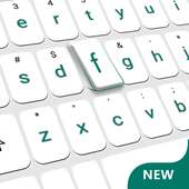 Keyboard For Chatting,Teal Color Theme keyboard on 9Apps