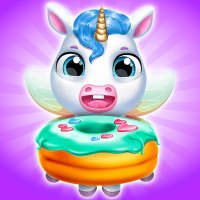 Unicorn Donut Maker Café - Jogos de culinária