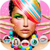 Face Makeup Photo Editor for Girls on 9Apps