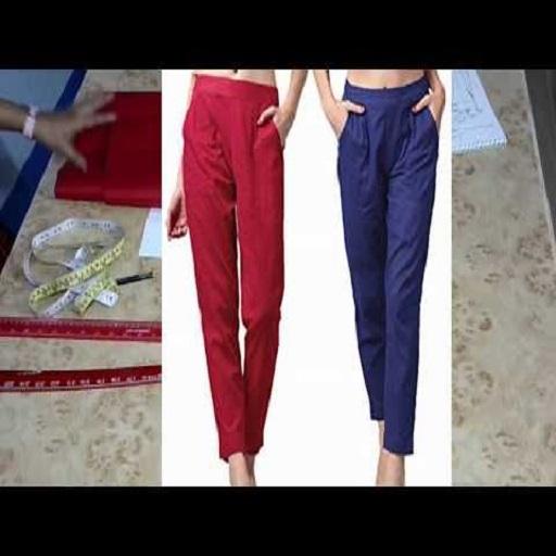 very beautiful trouser design for girl.#making #design #using #fabric |  TikTok