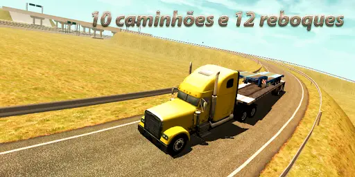 Simulador de condução de caminhão Europa versão móvel andróide iOS