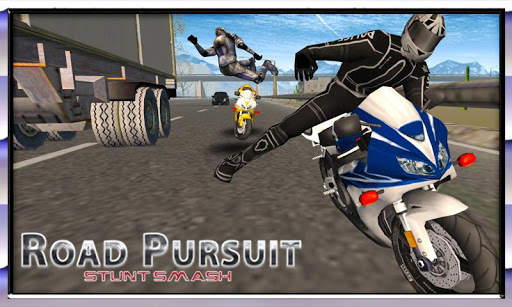 Road Pursuit Stunt Rash - VR Bike Racing screenshot 1