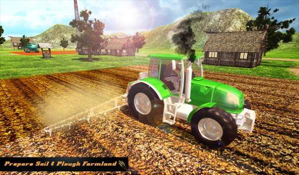 Forage Plow Farming USA Tractor Simulator 3 تصوير الشاشة