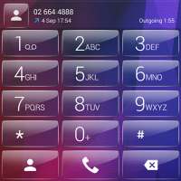 Dialer theme Polygon Glass on 9Apps
