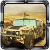 Military car off road 3d