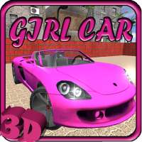 Girl Car Parking Game 3D