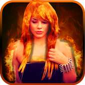 Real Fire Effects Photo Editor - Fire Photo Frames on 9Apps
