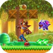 super bandicoot adventure jungle crash