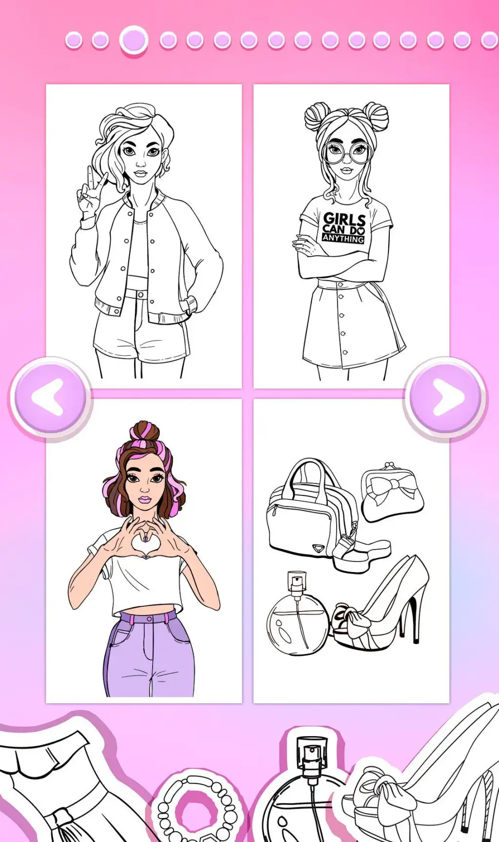 Fashion Coloring Book Screenshot