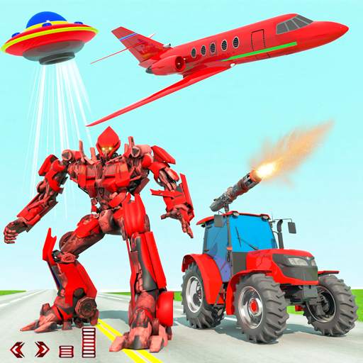 Tractor Robot Transform Car War:Free Robot Games