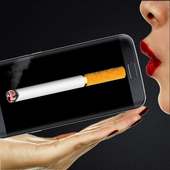 Smoke a cigarette in virtual simulator (PRANK)