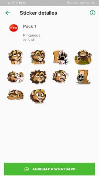 Descarga de la aplicación Leones Stickers WAStickersApp 2023 - Gratis -  9Apps