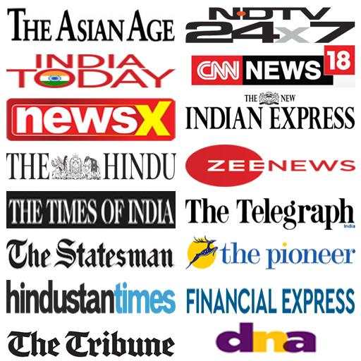 All Indian English Newspapers and News Tv channels