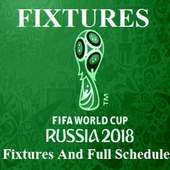 FIFA WORLD CUP FOOTBALL 2018 FIXTURES