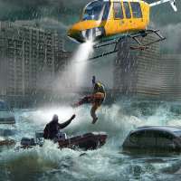 Tugas pertolongan darurat banjir badai - 911