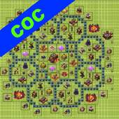 Maps of Clash of Clans