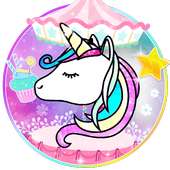 Glitter Galaxy Unicorn on 9Apps