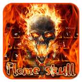 Flame Skull Keyboard