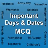 Important Days Dates MCQ