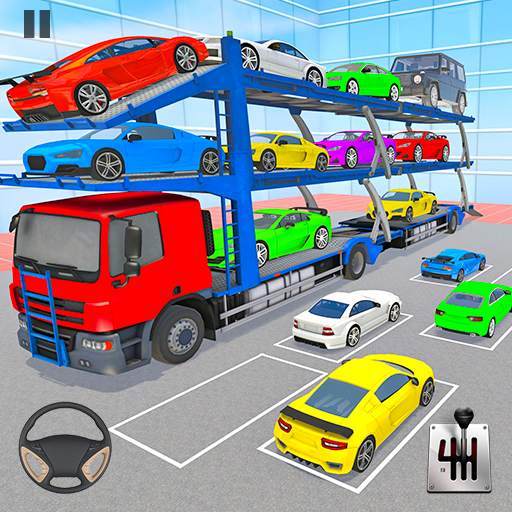 Crazy Car Transport Truck Game