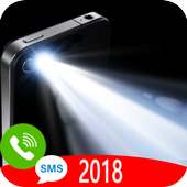 Flashlight Alert on Call & Sms
