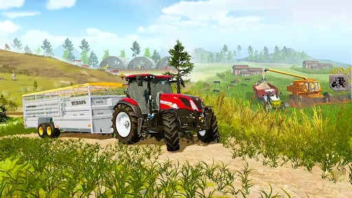jogo de fazenda divertido para família virtual: jogos modernos de condução  de carrinho de trator e simulador de trator::Appstore for  Android