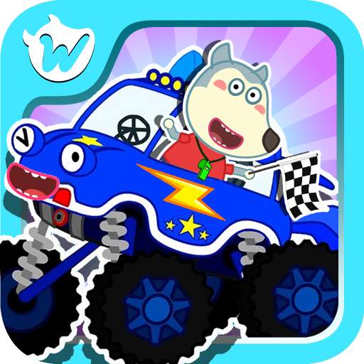 Wolfoo Monster Truck Police