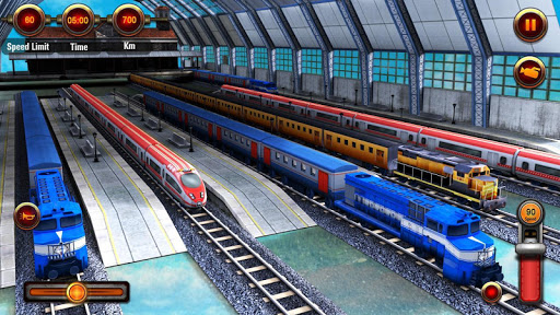 기차 레이싱 게임 3D 2인 플레이어 screenshot 21