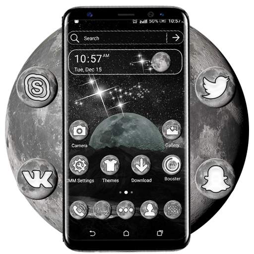 Moon Galaxy Theme Launcher