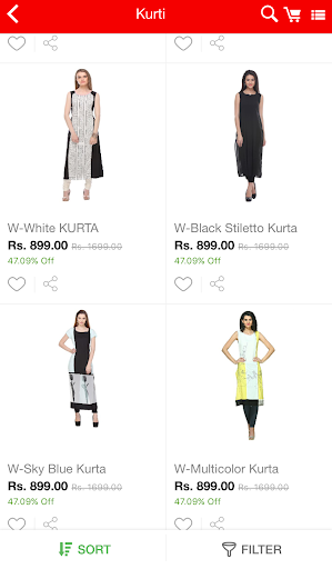 Kartpick dress materials sale