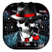 Cool Smokey Skull Keyboard on 9Apps