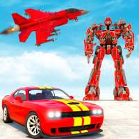 Air Jet Robot Transform War: Robot Car Games 2021