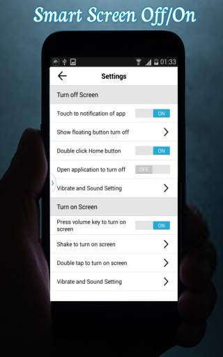 Smart Screen Off/On Lock - Turn Off Screen screenshot 2