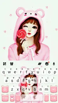 Sweet Wink Girl Keyboard Background APK Download 2023 - Free - 9Apps