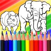 Learning and Coloring the Image of Animals