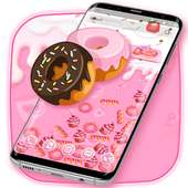 Pinky Sweet Creamy Doughnut Gravity Theme