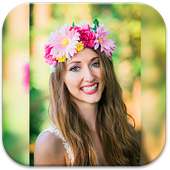 Wedding Flower Crown Hairstyle on 9Apps