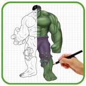 How To Draw Super Hero Hulk