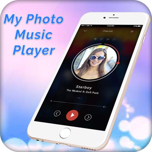 My Photo Music Player With My Photo Background