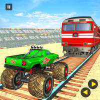 Train Vs Monster Truck Demolition Derby Games