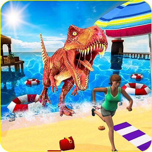 Dino Beach Attack simulator 2020