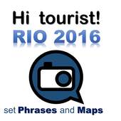 HI TOURIST Set phrases and map