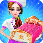 Princess Венчание Doll Bed Cake Maker: Cooking