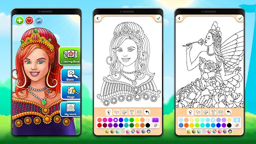 Download do aplicativo Colorir princesa jogo 2023 - Grátis - 9Apps