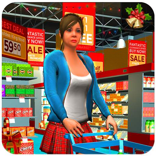 Shopping with Mom: Mother Shopping Christmas Games