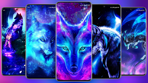 46 Galaxy Wolf Wallpaper  WallpaperSafari